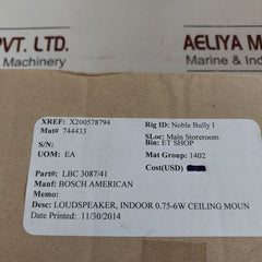 Bosch Lbc3087/41 Ceiling Loudspeaker 6W/100V F01U514852