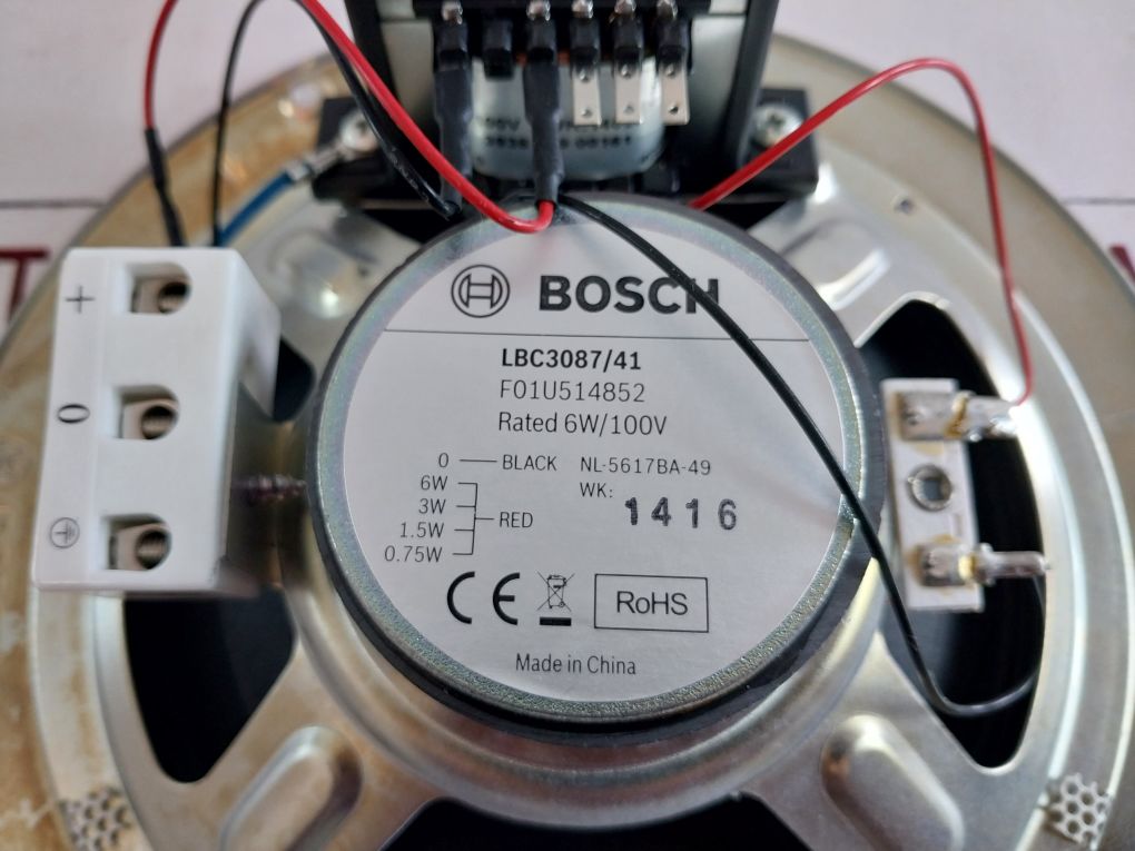 Bosch Lbc3087/41 Ceiling Loudspeaker 6W/100V F01U514852