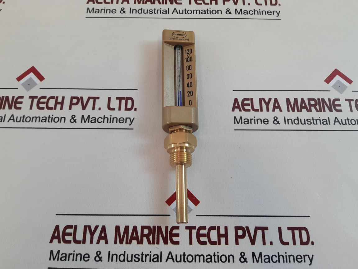 Brannan 0/120C Straight V-line Thermometer