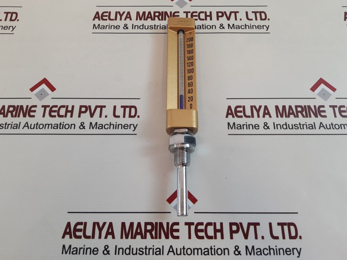 Brannan 0 To 200C Temperature Measurement Straight Thermometer