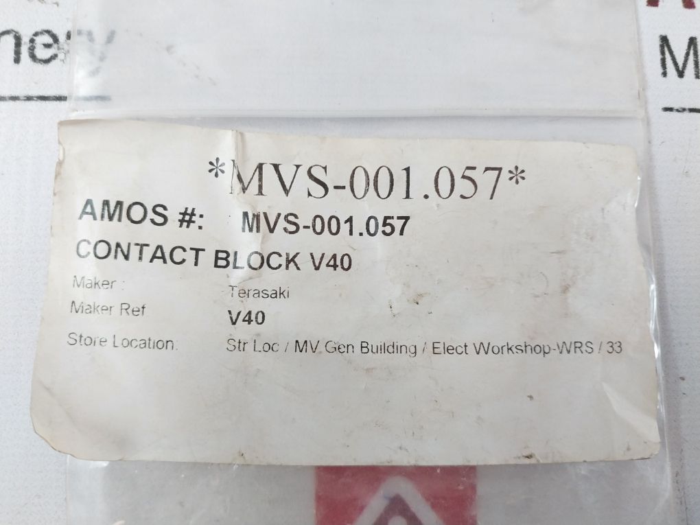 Breter V40 Contact Block En 60947-5-1 Mvs-001.057