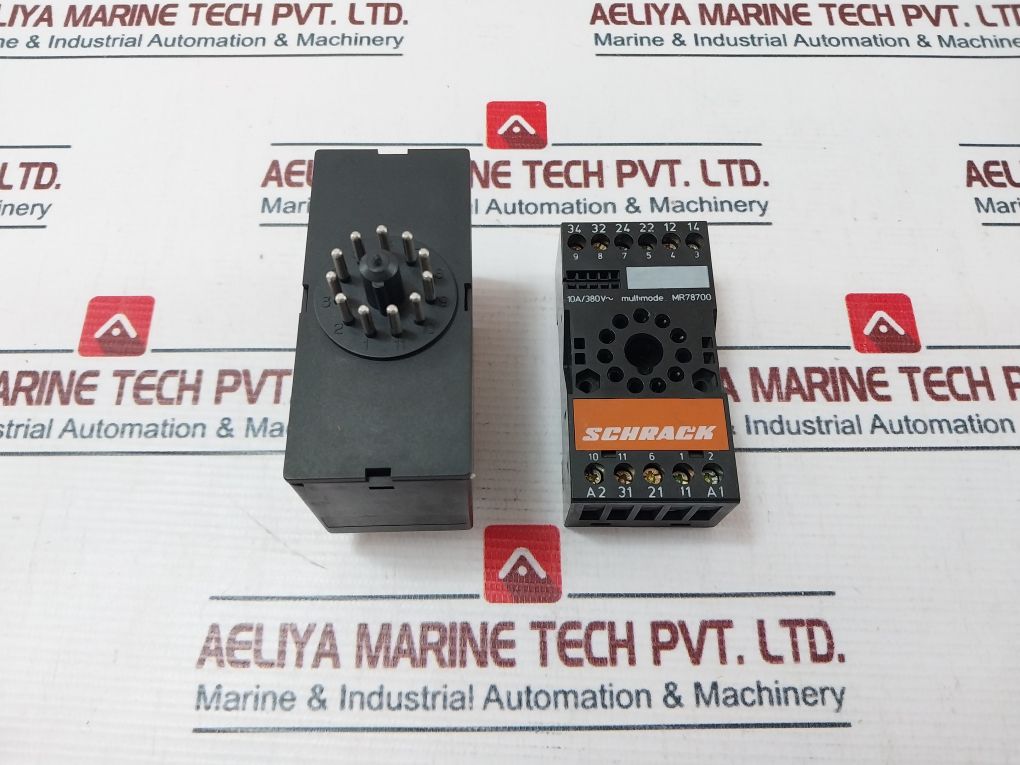 Brodersen Mcu-10 Digital Control Relay With Base 10A 380V Ac