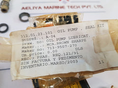 Brown & Sharpe 713-9507-270 Oil Pump Seal Kit
