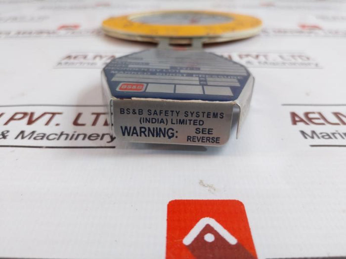 Bs&B Avv Rupture Disk 316.Tfe.316 3 Inche