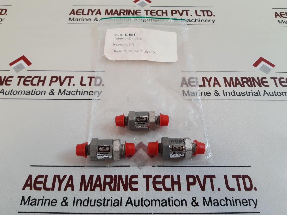Bunn Omatic 01171-0001 Check Valve