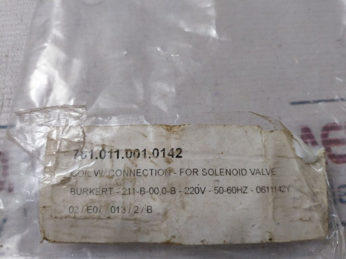 Burkert 178630 W28Mm Connection Solenoid Valve Coil