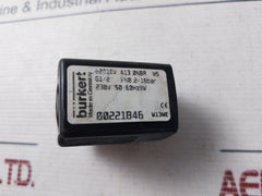 Burkert 6281EV A13, 0NBR MS Solenoid Valve 230V 50-60Hz 8W