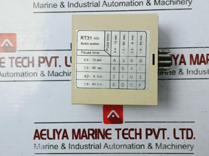 C-mac Rt31-2-1-120-m2 Time Relay 2 Pole 5A 250Vac 120Vac