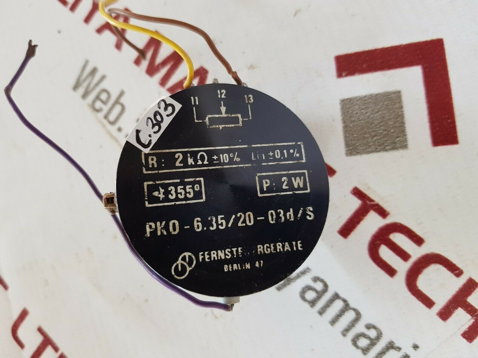 Fernsteuergerate 84111521 potentiometer