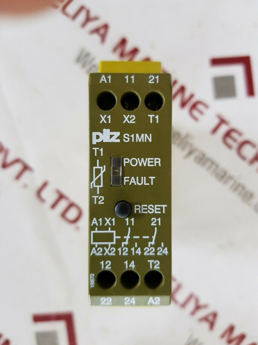 Pilz Safety Relay Pnoz X9 7S20 Motor Protection Relay 120Vac