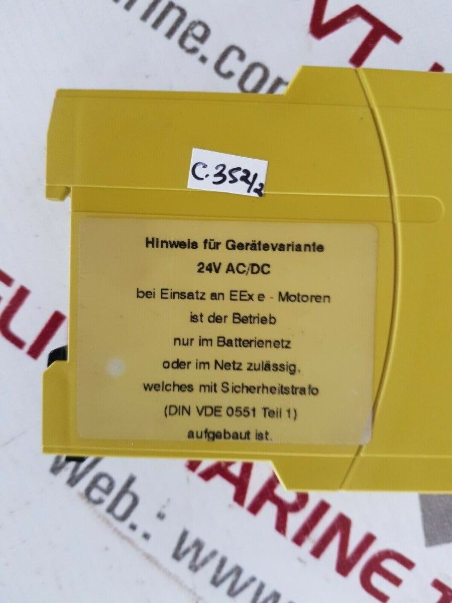 Pilz Safety Relay Pnoz X9 7S20 Motor Protection Relay 120Vac