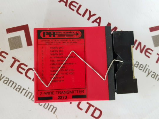 Pr Electronics 2273 2-wire Programmable Transmitter 4-20Ma Pt 100