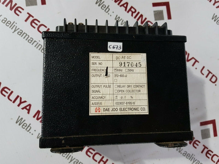 Dae Joo Electronic Ds-af-1C Transducer 60Hz