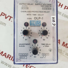 Eekels Olp-1 Overload Protection Relay With Time Delay 10Sec, 230V-50/60Hz
