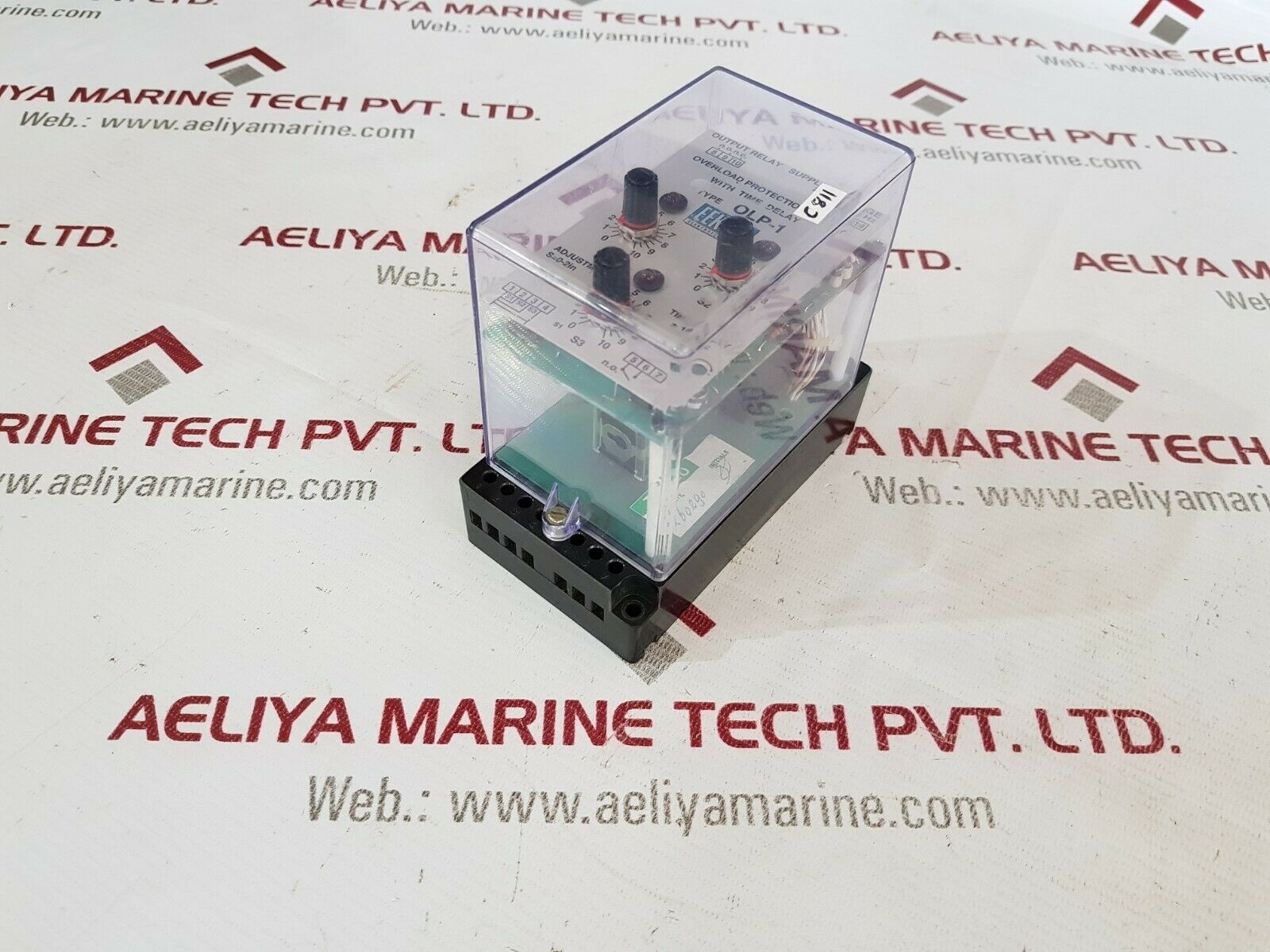 Eekels Olp-1 Overload Protection Relay With Time Delay 10Sec, 230V-50/60Hz