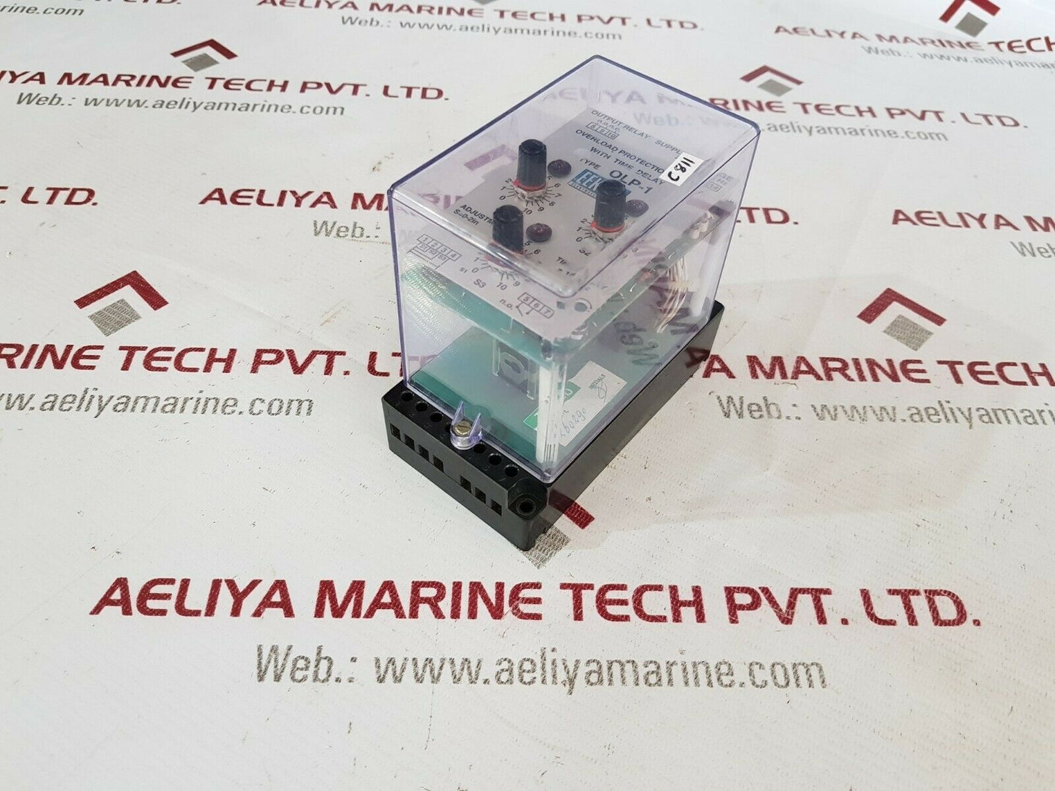 Eekels Olp-1 Overload Protection Relay With Time Delay 10Sec, 230V-50/60Hz