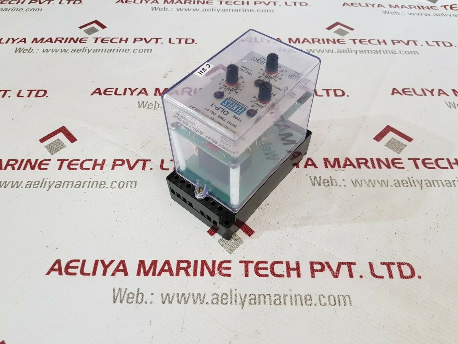Eekels Olp-1 Overload Protection Relay With Time Delay 10Sec, 230V-50/60Hz