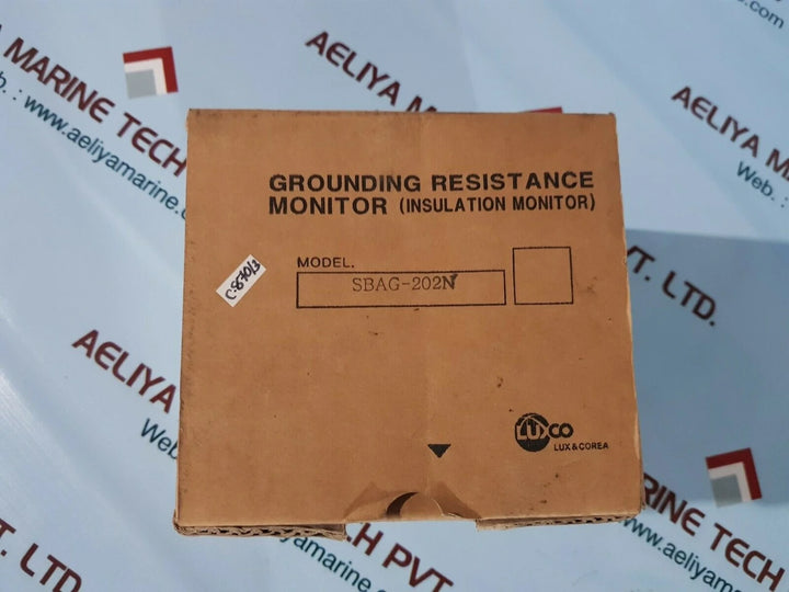 Luxco Sbag-202N Grounding Resistance Monitor(Insulation Monitor) Ac 250V 3A