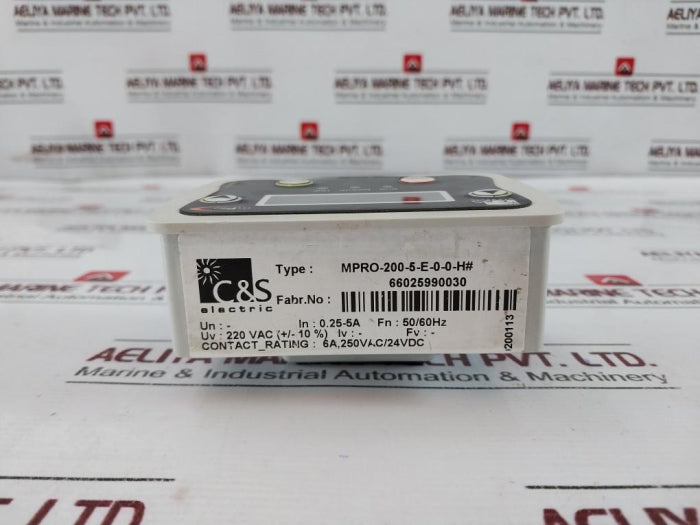 C&s Electric Mpro-200-5-e-0-0-h# Display Module R34stk00016 Ex Vac