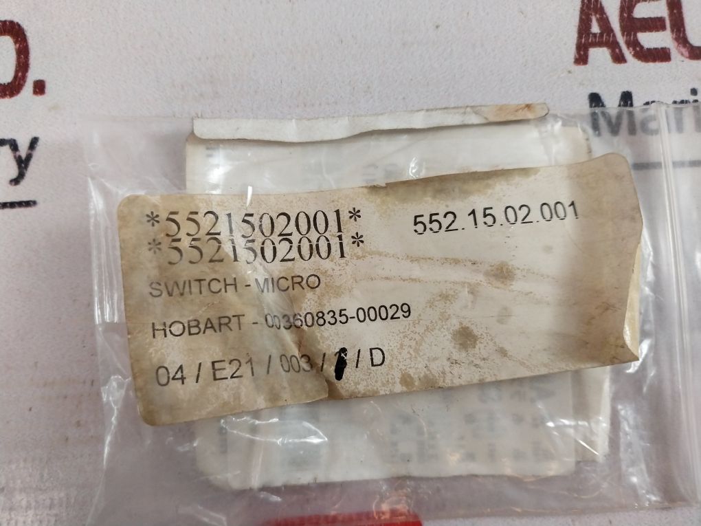 C&K Unimax Tfec40 Micro Switch 20A 250Vac