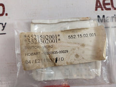 C&K Unimax Tfec40 Micro Switch 20A 250Vac