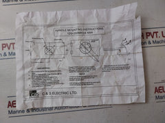 C&amp;S Electric Handle Mounting 125~250Nm3 & Nm4