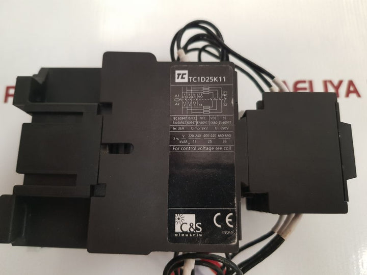 C&S Tc1 D.K Capacitor Tc1D25K11 Switching Contactor - Aeliya Marine Tech