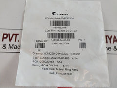 Lot of 5X Cameron 140398-04-01-03 Face Seal & Seal Ring Assembly