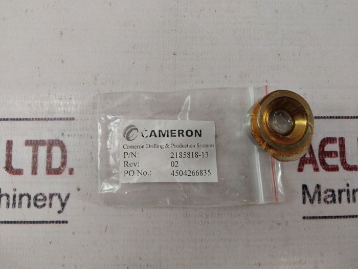 Cameron 2185818-13 Repair Valve Rev 02