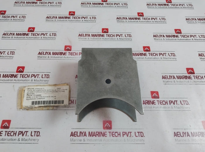 Cameron 235452-02-71 Retainer Plate Gate Valve Fls 4.1/16 Inc Api 5000 Hydraulic Actuator Double Acting