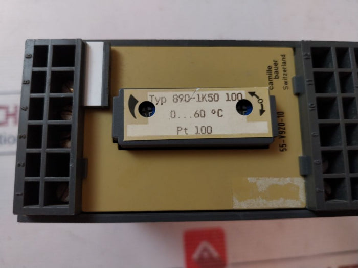 Camille Bauer Sineax 55-v920-10 Temperature Transmitter 4-20Ma