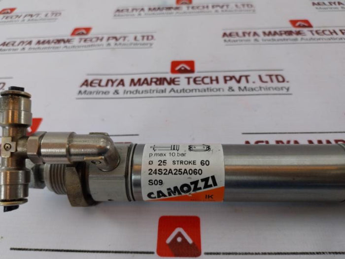 Camozzi 24S2A25A060 Double Acting Magnetic Pneumatic Cylinder S09