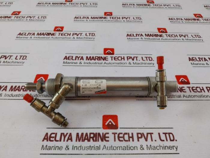 Camozzi 24S2A25A060S09 Pneumatic Cylinder Pmax 10 Bar