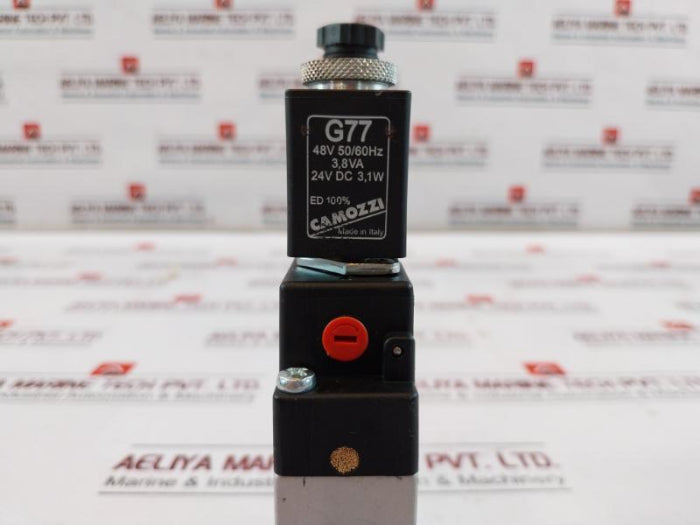 Camozzi 334-015-02 Solenoid Valve 10 Bar 24V Dc 3.1W