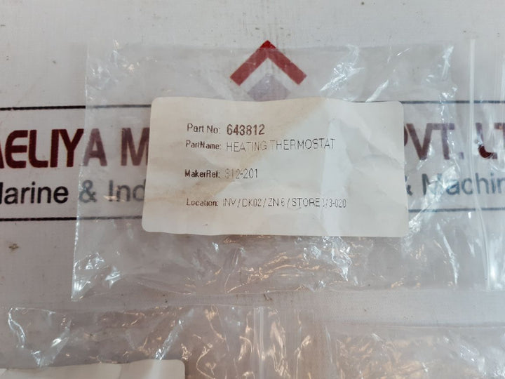 Campini Ty. 93 Thermostat Temperature Valve 643812
