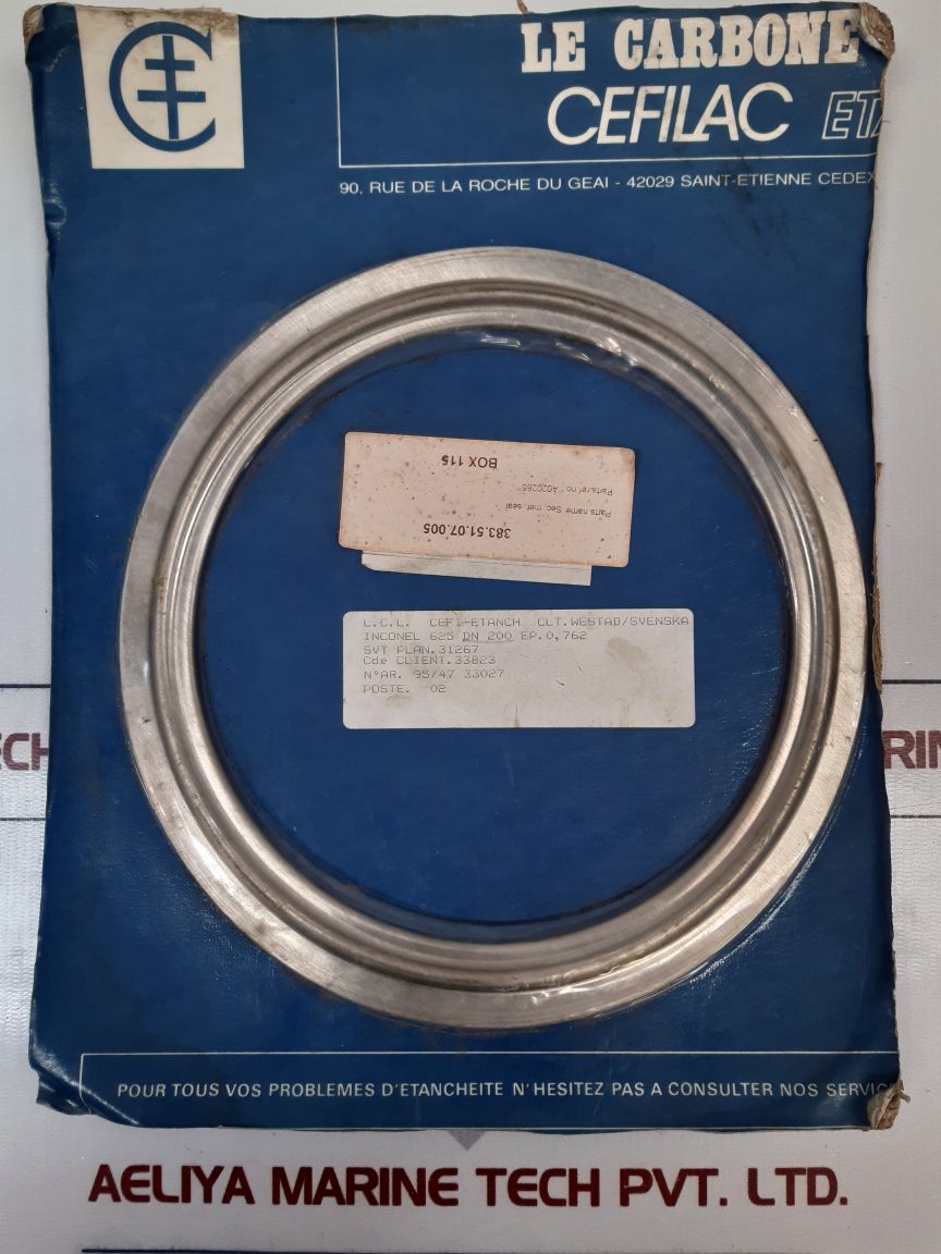 Carbone Lorraine A020285 Sec. Met. Seal