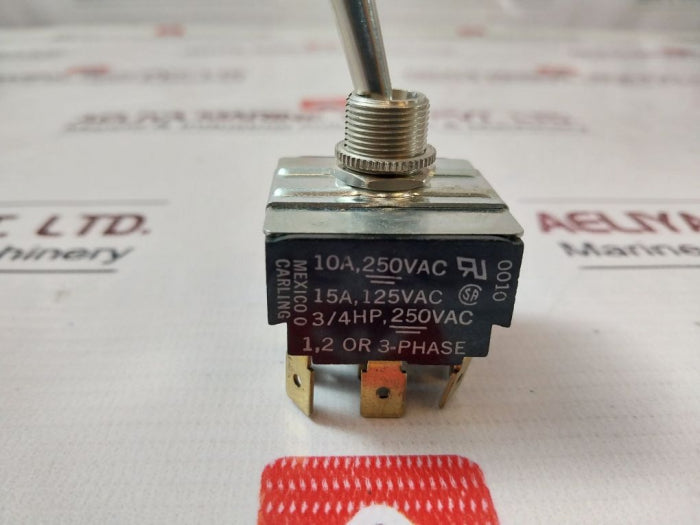 Lot of 2X Carling 27682 Toggle Switch 10A 250VAC