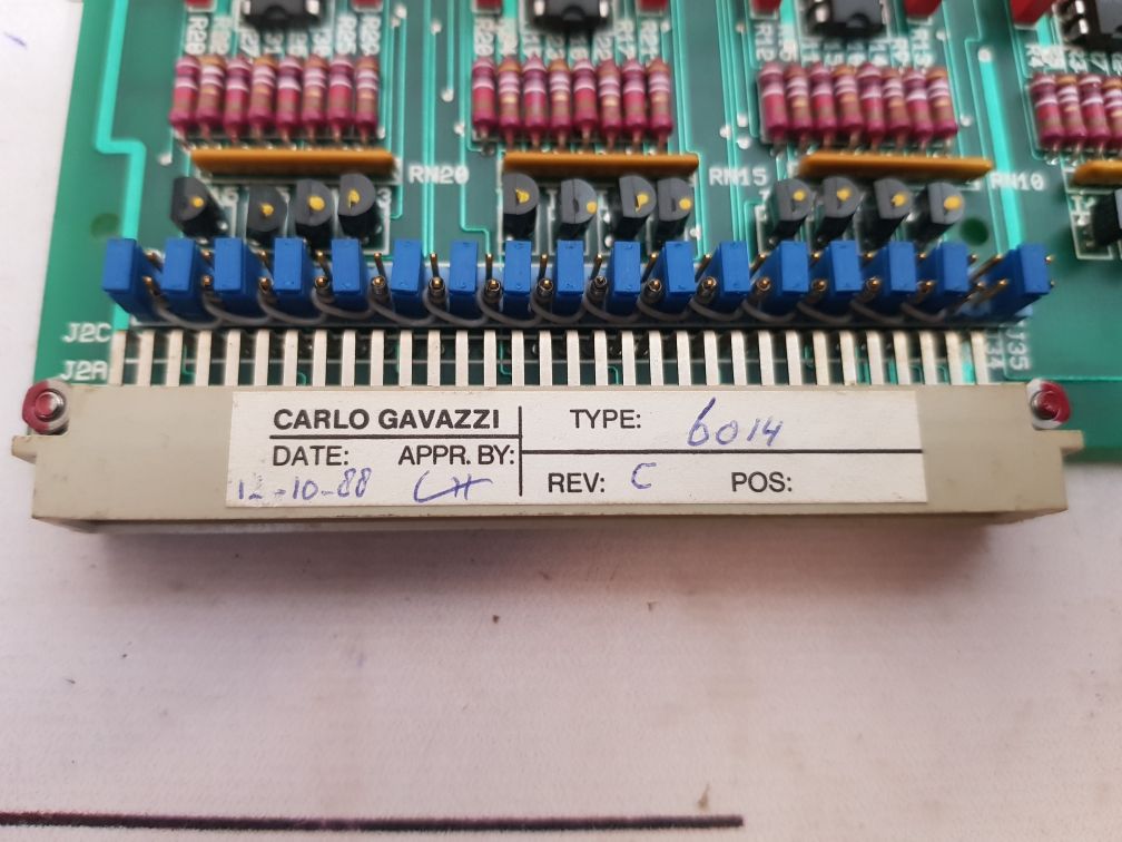 Carlo Gavazzi 6014 Circuit Board 91.6.014.001