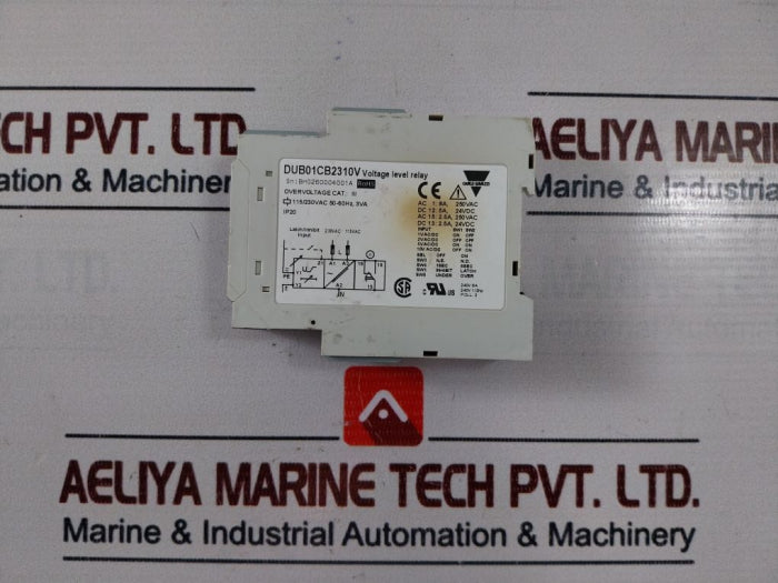 Carlo Gavazzi Dub01Cb2310V Voltage Level Relay Poll 2