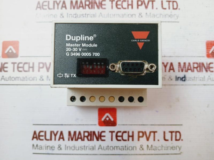 Carlo Gavazzi G 3496 0005 700 Dupline Master Module 20-30Vdc (Minor Crack)
