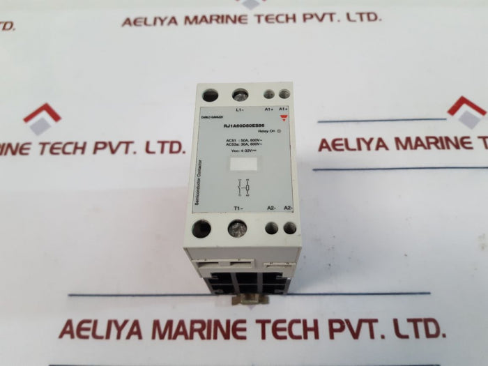 Carlo Gavazzi Rj1A60D50Es86 Semiconductor Contactor 50A, 600V