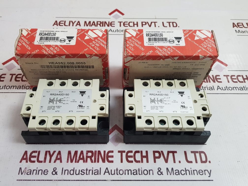 Carlo Gavazzi Rr2A40D150 Solid State Relay 400Vac 50/60Hz