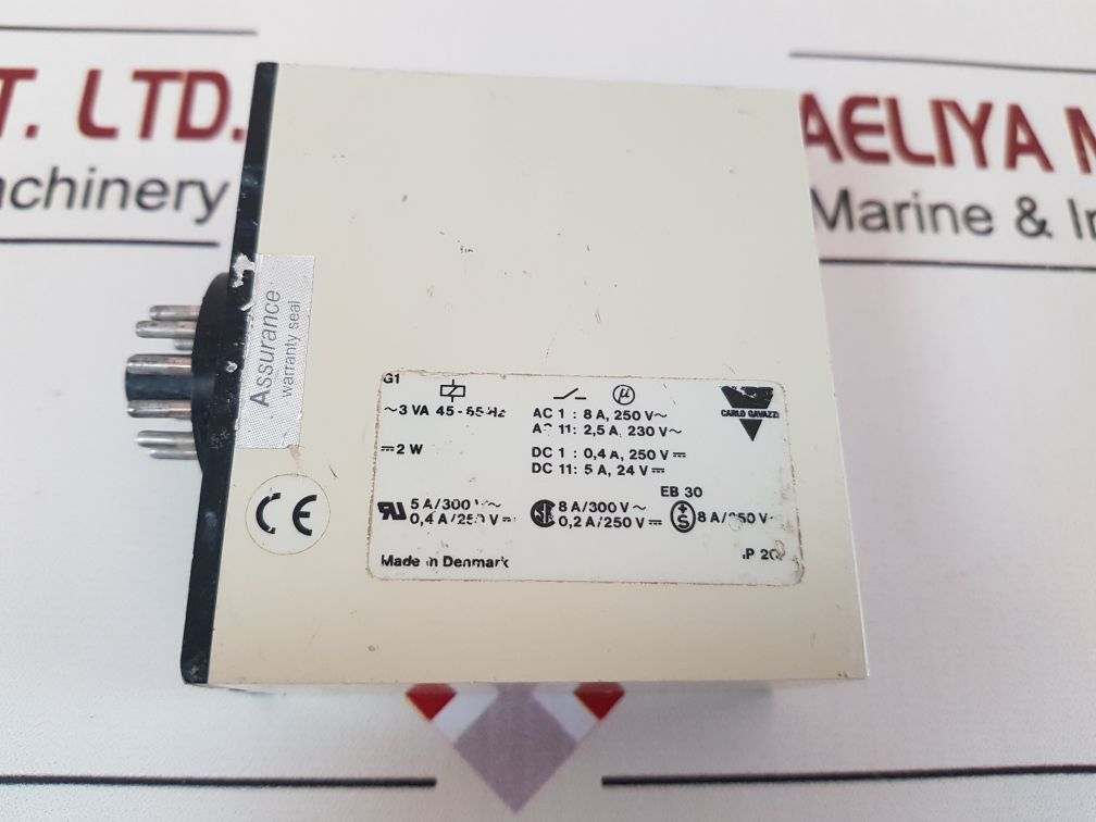 Carlo Gavazzi S 112 166 230 Interval Timer External Start 230V~50/60Hz