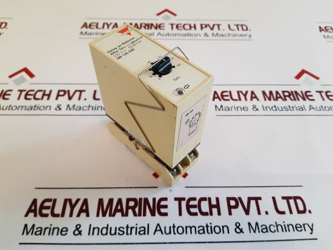 Carlo Gavazzi Sb 125 230 Delay On Release With Base 8-180 Sec 230V~ 50/60Hz