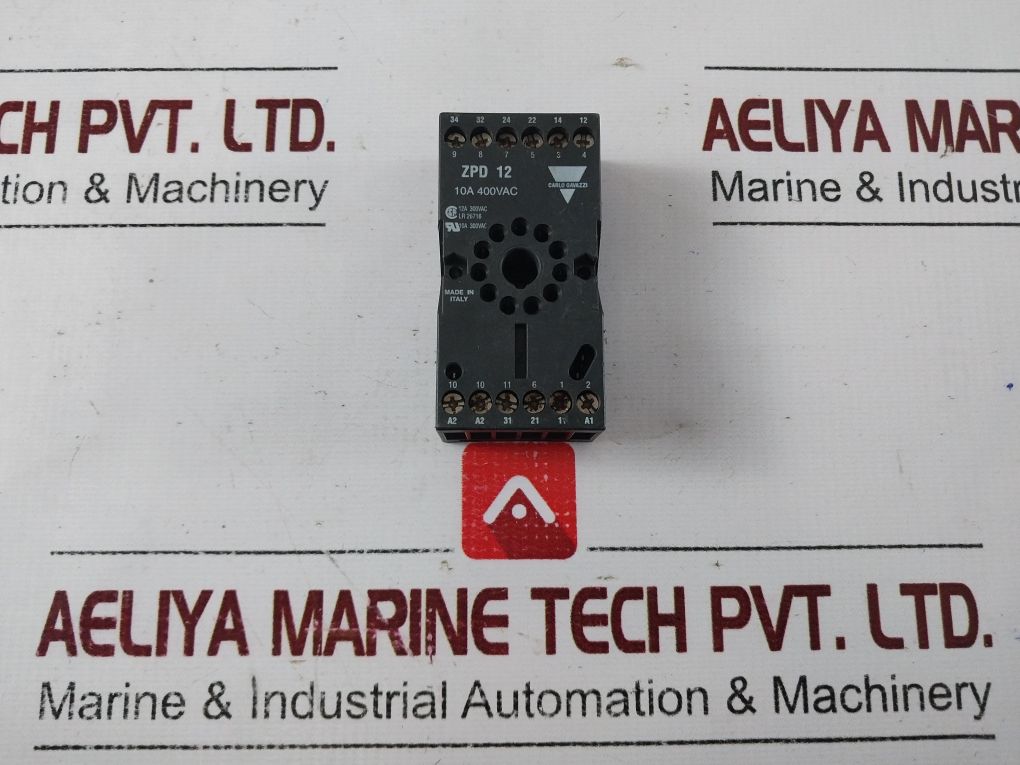 Carlo Gavazzi Zpd 12 Relay Base 10A 400Vac