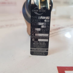 Cash acme fvx-8c p&t relief valve