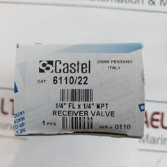 Castel 6110/22 Receiver Valve