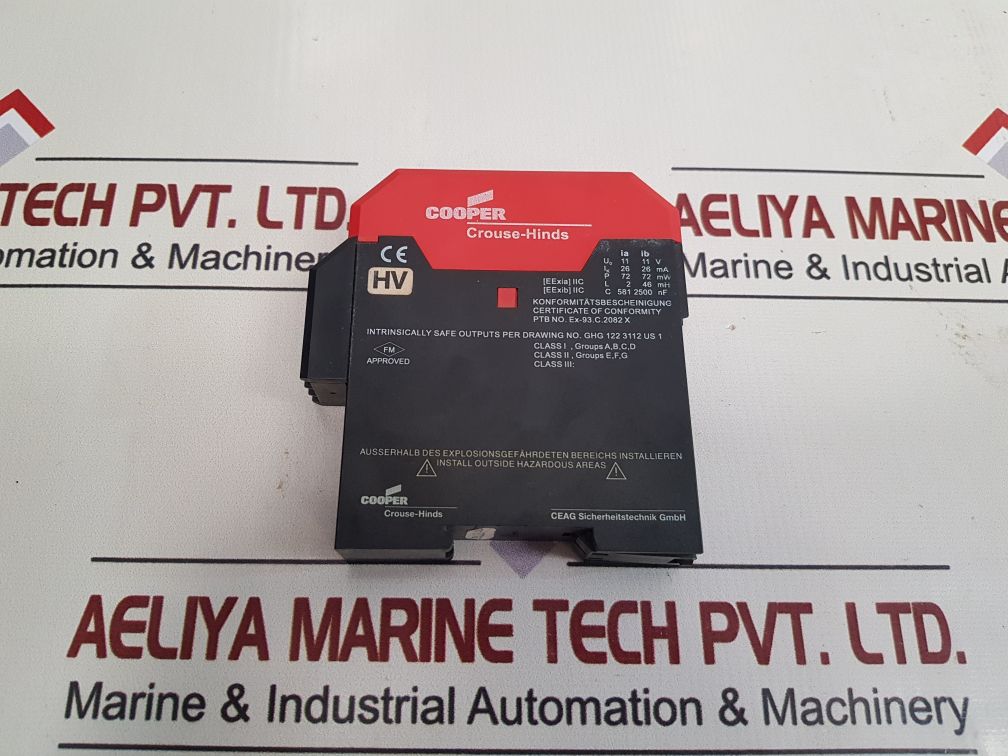 CEAG GHG 122 3121B1002 Switch Amplifier 1/942 230V AC