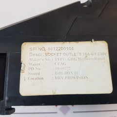 Ceag Ghg5114306R3001 Receptacle, Wall Socket