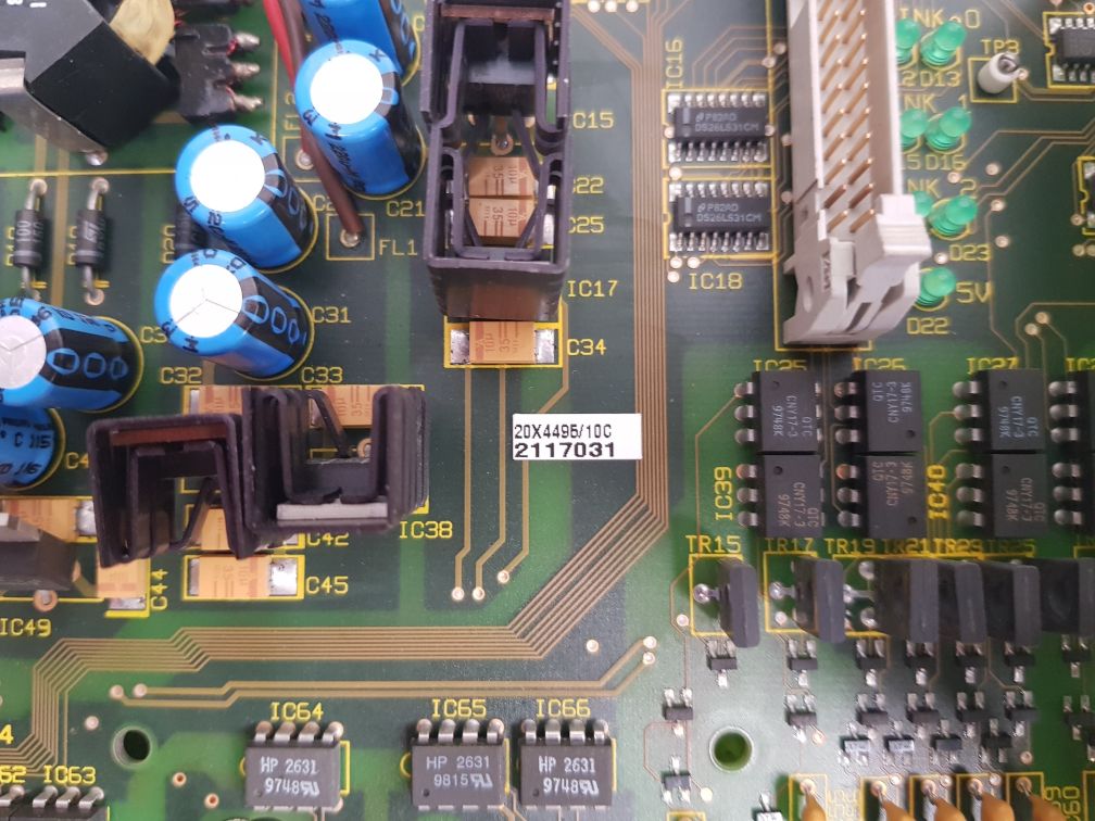 Cegelec 20X4454A1L Sigma Customer I/O Panel GDS1004-4002